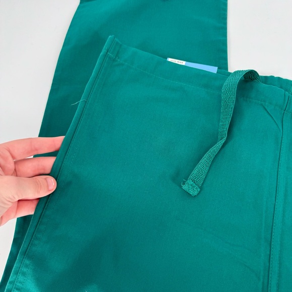 NWT Landau Basic pull on green straight leg scrub pant - Picture 8 of 10